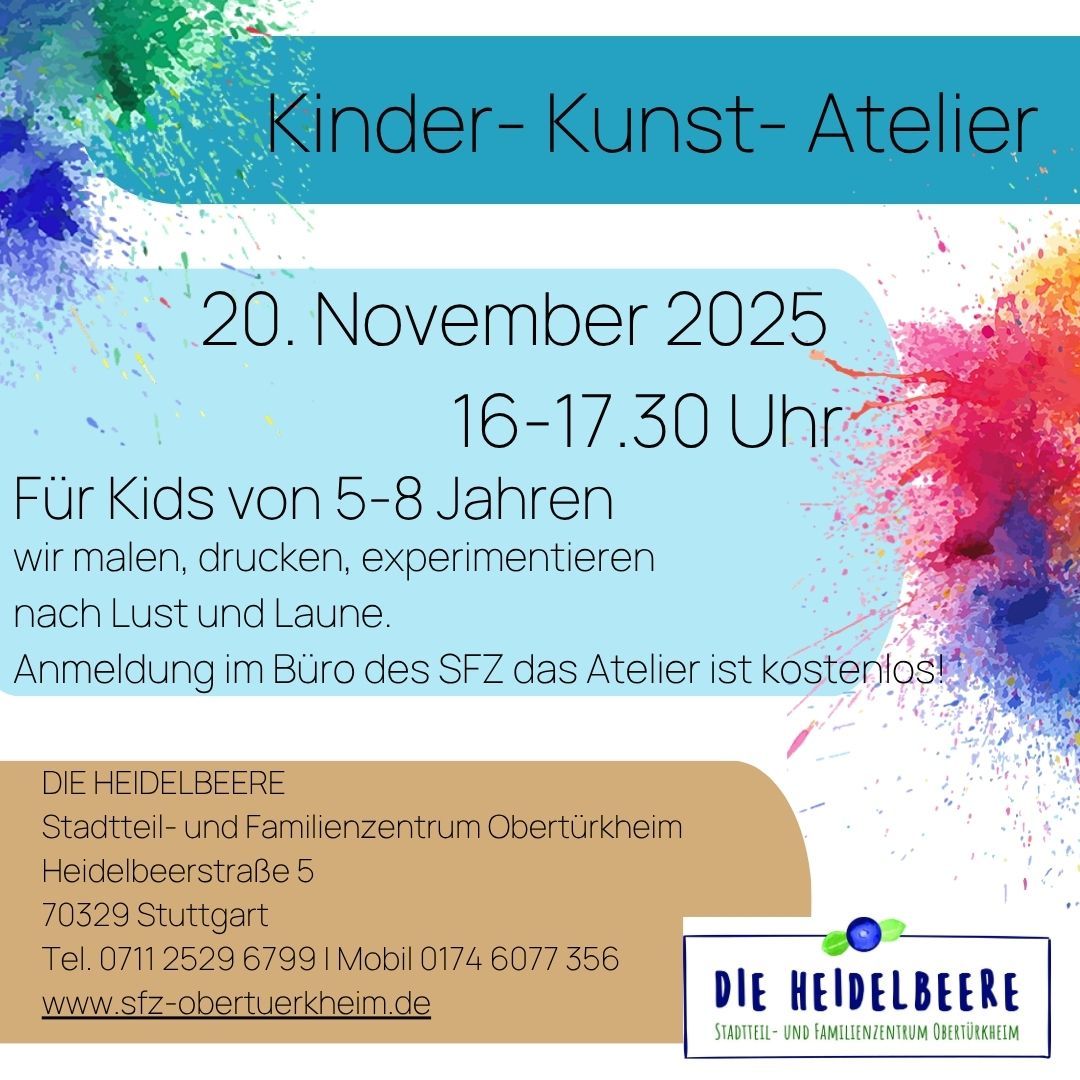 Der Flyer für die jeweilige Veranstaltung mit Datum und Kurzbeschreibung